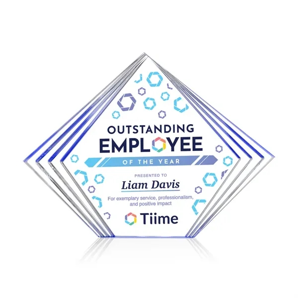 The Crawford VividPrint™ Award is a sleek freestanding acrylic recognition piece... from ASI 84592 St Regis Group / St Regis