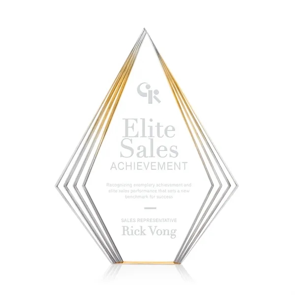 The Acrylic Brantley Award is a bold, freestanding piece featuring a... from ASI 84592 St Regis Group / St Regis