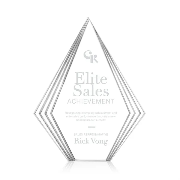 The Acrylic Brantley Award is a bold, freestanding piece featuring a... from ASI 84592 St Regis Group / St Regis