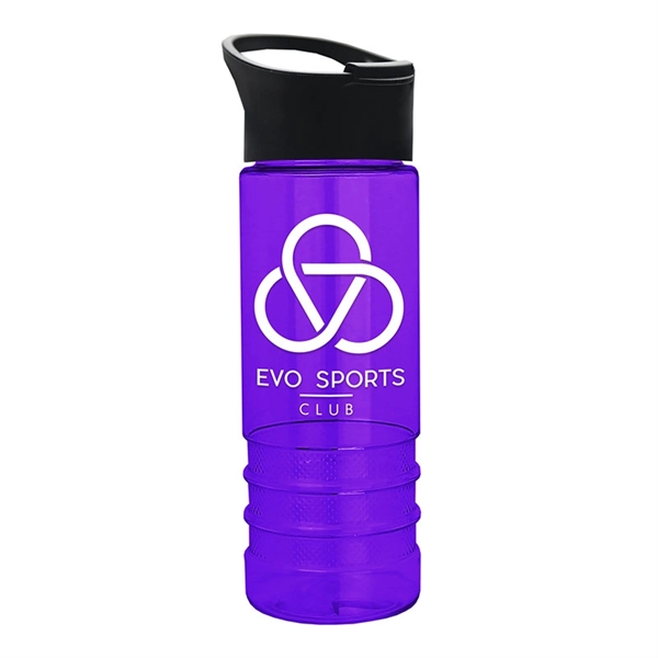 Sergeant2 -24 Oz. Transparent Bottle with Pop-up Sip lid. BPA-Free /... from ASI 55990 Garyline