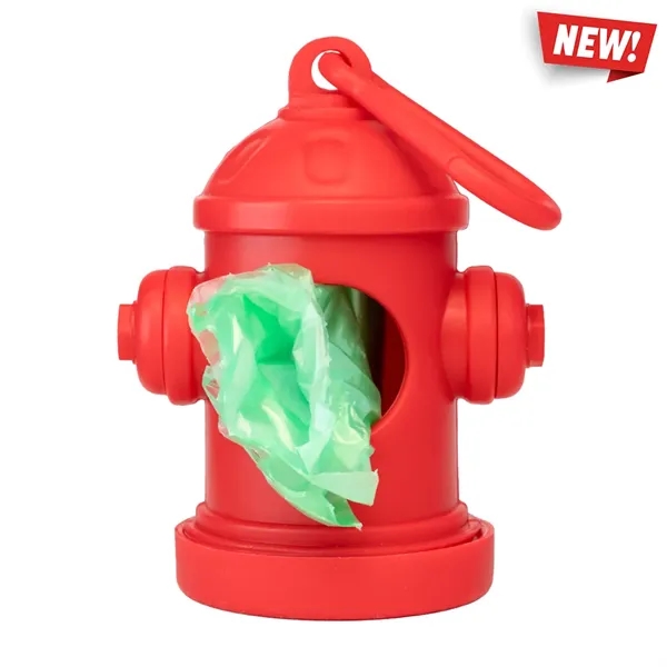 Fire hydrant-shaped dog poop bag dispenser.... from ASI 34415 Alpi International LTD