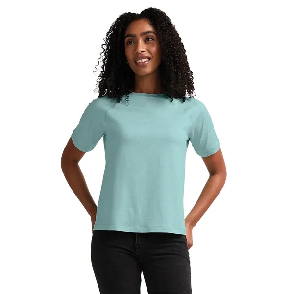 Recycled polyester women's performance tee with moisture-wicking comfort, UPF 50+ protection,... from ASI 44620 Charles River Apparel