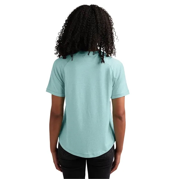 Recycled polyester women's performance tee with moisture-wicking comfort, UPF 50+ protection,... from ASI 44620 Charles River Apparel