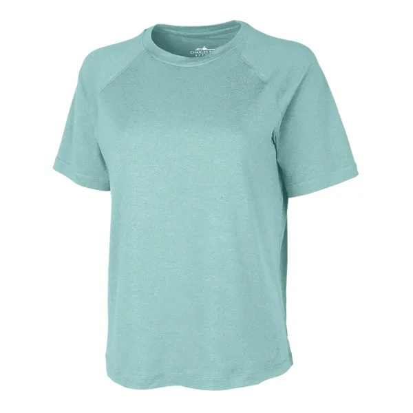 Recycled polyester women's performance tee with moisture-wicking comfort, UPF 50+ protection,... from ASI 44620 Charles River Apparel