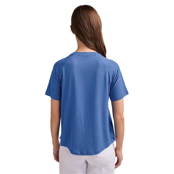 Recycled polyester women's performance tee with moisture-wicking comfort, UPF 50+ protection,... from ASI 44620 Charles River Apparel