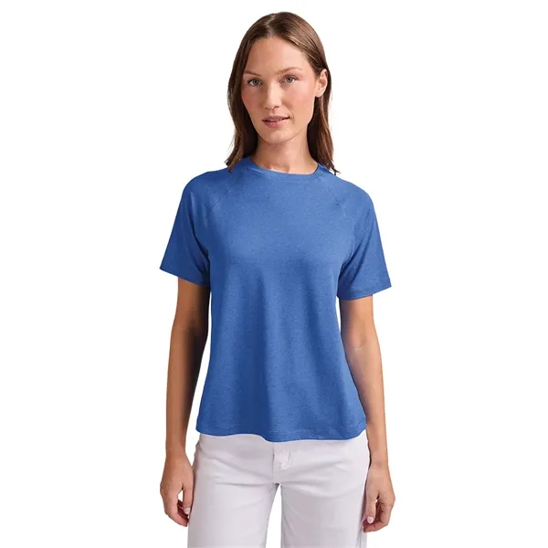Recycled polyester women's performance tee with moisture-wicking comfort, UPF 50+ protection,... from ASI 44620 Charles River Apparel