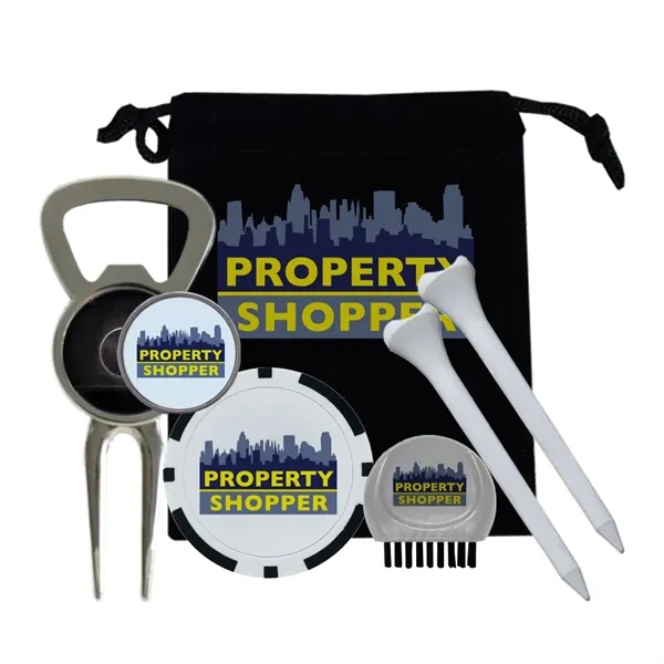 First Tee Silver golf kit with best-selling accessories, tees, and a... from ASI 38120 Ball Pro / Diversified Quality Kitchenware