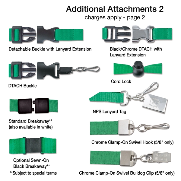 Metallic imprint lanyards offer unbeatable quality and intricate design capabilities with... from ASI 79898 Promovision / PROMOVISION