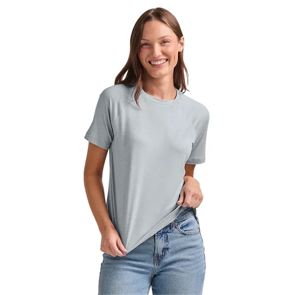 Recycled polyester women's performance tee with moisture-wicking comfort, UPF 50+ protection,... from ASI 44620 Charles River Apparel