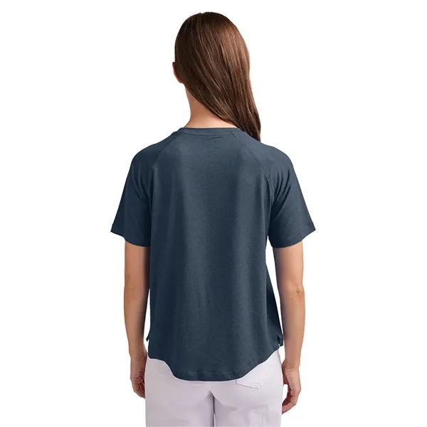 Recycled polyester women's performance tee with moisture-wicking comfort, UPF 50+ protection,... from ASI 44620 Charles River Apparel