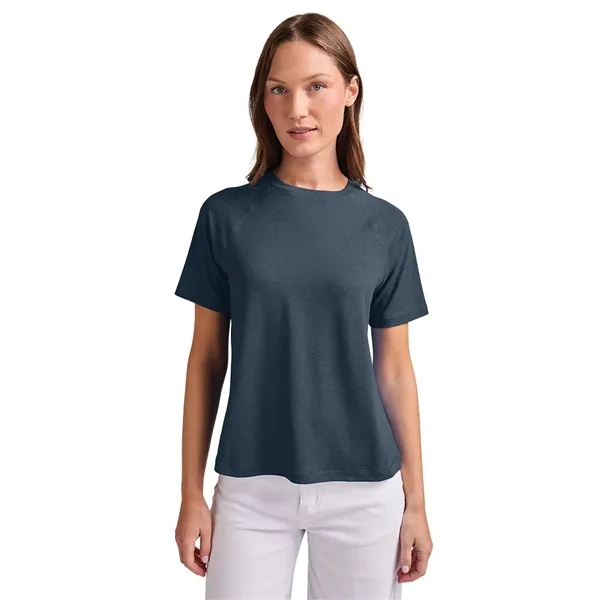 Recycled polyester women's performance tee with moisture-wicking comfort, UPF 50+ protection,... from ASI 44620 Charles River Apparel