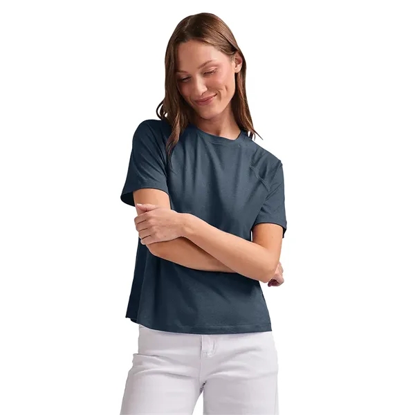 Recycled polyester women's performance tee with moisture-wicking comfort, UPF 50+ protection,... from ASI 44620 Charles River Apparel