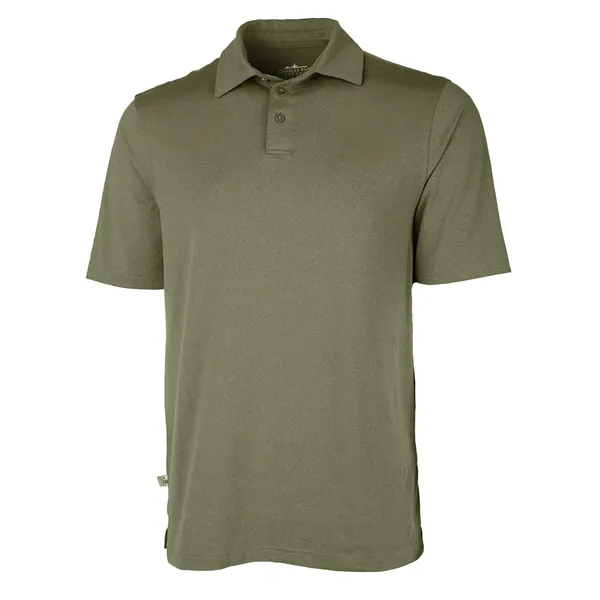 Made with Repreve® recycled polyester, our Men's Heathered Eco-Logic Stretch Polo... from ASI 44620 Charles River Apparel