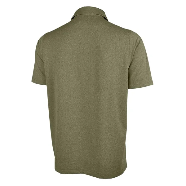 Made with Repreve® recycled polyester, our Men's Heathered Eco-Logic Stretch Polo... from ASI 44620 Charles River Apparel