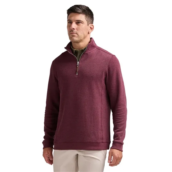 Our midweight Men's Hudson Quarter Zip Pullover is a cotton-blend pullover... from ASI 44620 Charles River Apparel