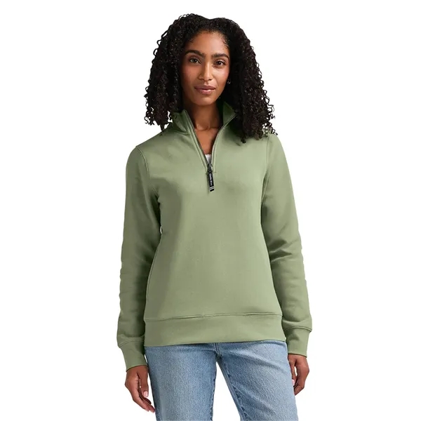 Our versatile & mid-weight Women's Crosswind Quarter Zip Sweatshirt made from... from ASI 44620 Charles River Apparel