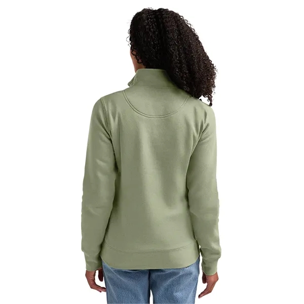 Our versatile & mid-weight Women's Crosswind Quarter Zip Sweatshirt made from... from ASI 44620 Charles River Apparel