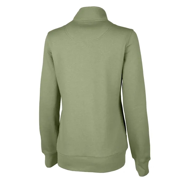 Our versatile & mid-weight Women's Crosswind Quarter Zip Sweatshirt made from... from ASI 44620 Charles River Apparel