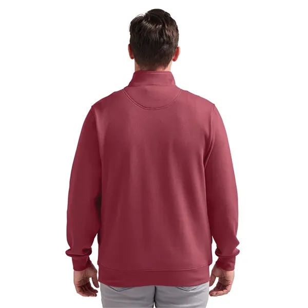 Quarter zip sweatshirt with side pockets and relaxed fit.... from ASI 44620 Charles River Apparel