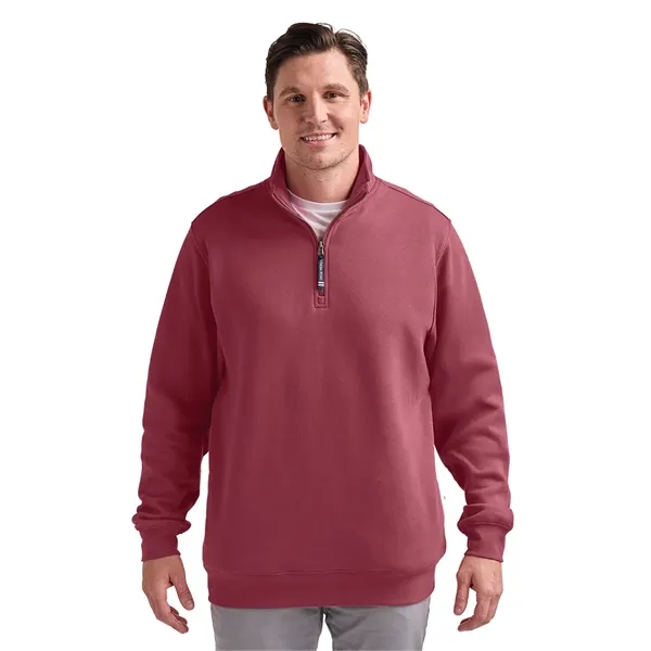Quarter zip sweatshirt with side pockets and relaxed fit.... from ASI 44620 Charles River Apparel