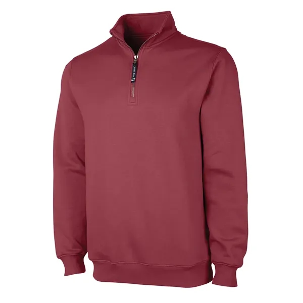 Quarter zip sweatshirt with side pockets and relaxed fit.... from ASI 44620 Charles River Apparel