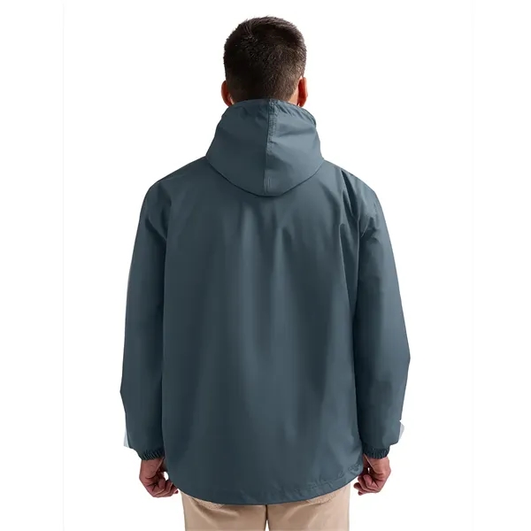 Wind and water-resistant pullover with an extended zipper.... from ASI 44620 Charles River Apparel