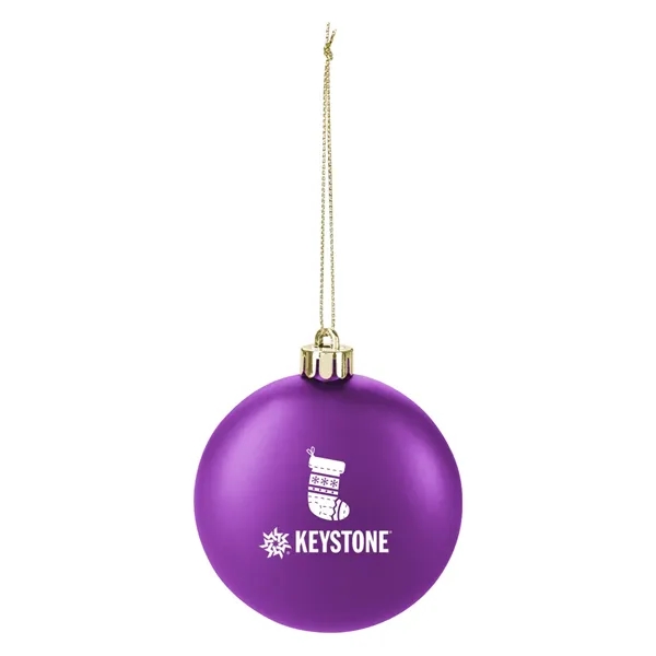 Polypropylene, shatter-resistant ornament that includes string for hanging and is available... from ASI 61125 Hit Promotional Products / Hit®