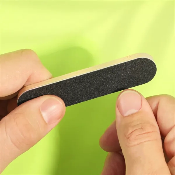 Bamboo nail file packaged in a kraft paper sleeve.... from ASI 61966 HPG / Mixie