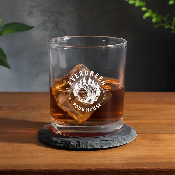 Elegant 11 oz. whiskey glass, perfect for sipping spirits or cocktails... from ASI 61966 HPG / Best Promotions USA