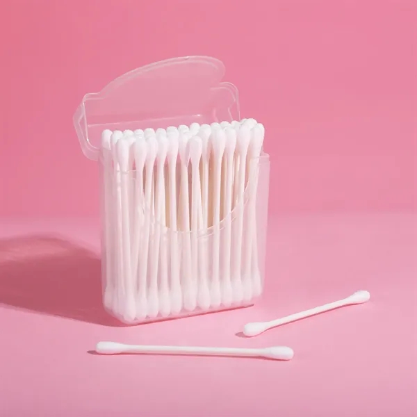 Travel-sized 50-pack of cotton swabs in a flip top case.... from ASI 61966 HPG / Mixie