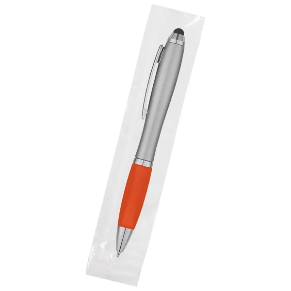 Tote bag with stylus pen, hand sanitizer, notebook, and wallet /... from ASI 61125 Hit Promotional Products / Hit®