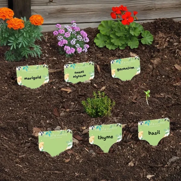 6-piece set of USA-made garden stakes to label and identify plants.... from ASI 61966 HPG / Beacon Promotions