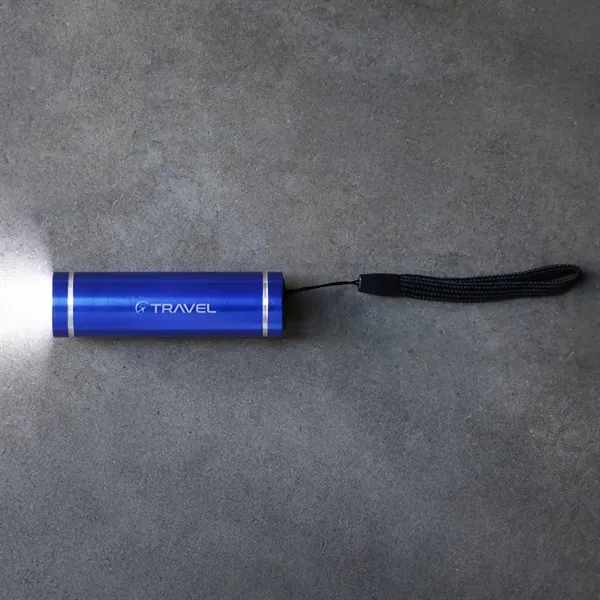 Battery-powered COB flashlight made with recycled aluminum.... from ASI 61966 HPG / Beacon Promotions