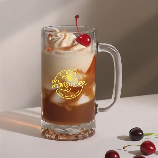 16 oz. glass beer mug with classic design and premium feel,... from ASI 61966 HPG / Best Promotions USA