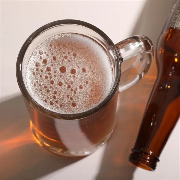 16 oz. glass beer mug with classic design and premium feel,... from ASI 61966 HPG / Best Promotions USA