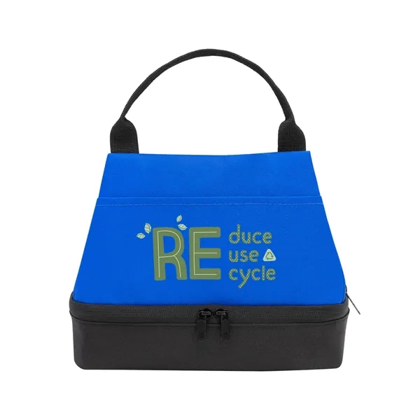Eco Friendly Two Compartment Lunch Cooler Tote...... from ASI 79530 Prime Line
