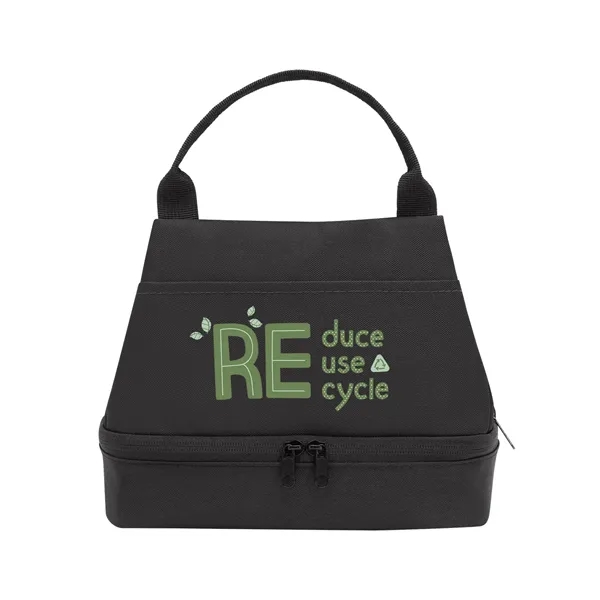 Eco Friendly Two Compartment Lunch Cooler Tote...... from ASI 79530 Prime Line