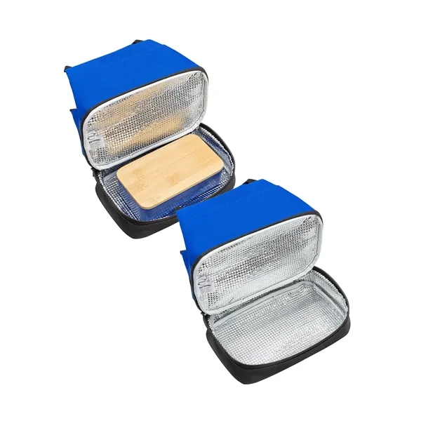 Eco Friendly Two Compartment Lunch Cooler Tote...... from ASI 79530 Prime Line