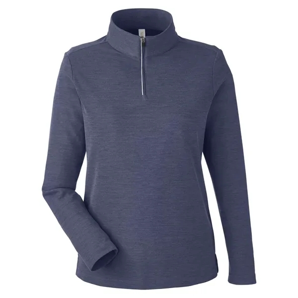 CORE365 Women's Fusion ChromaSoft™ Pique Quarter-Zip... from ASI 84358 S&S Activewear