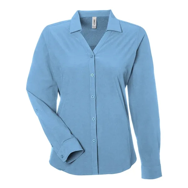 CORE365 Women's Ultra UVP® Long-Sleeve Marina Shirt... from ASI 84358 S&S Activewear