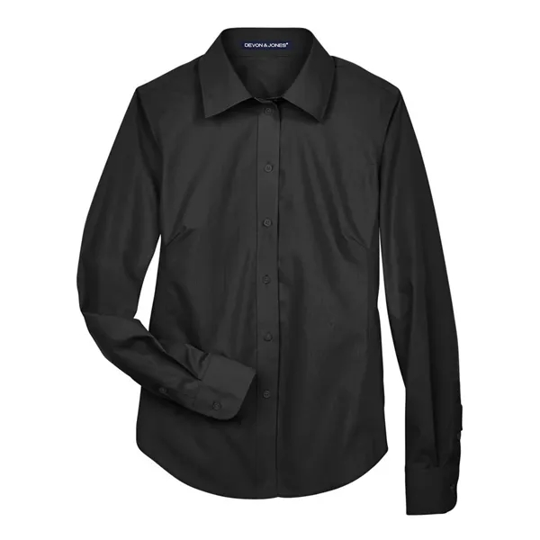 DJ Classic Women's Crown Collection® Broadcloth Woven Shirt... from ASI 84358 S&S Activewear