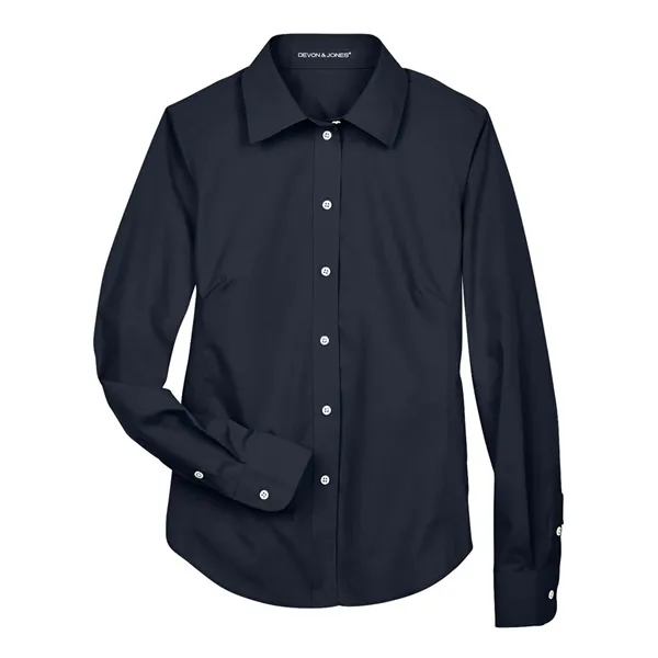 DJ Classic Women's Crown Collection® Broadcloth Woven Shirt... from ASI 84358 S&S Activewear