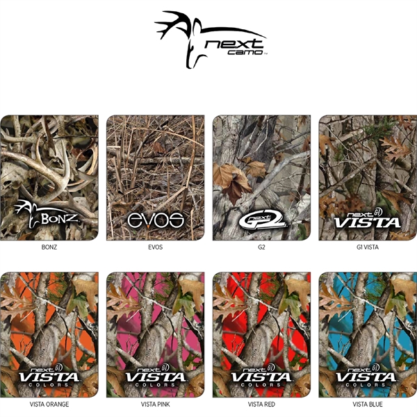 Slap-on drink coolie adjusts to fit. Sharkskin neoprene. RealTree or Mossy... from ASI 61966 HPG / Best Promotions USA