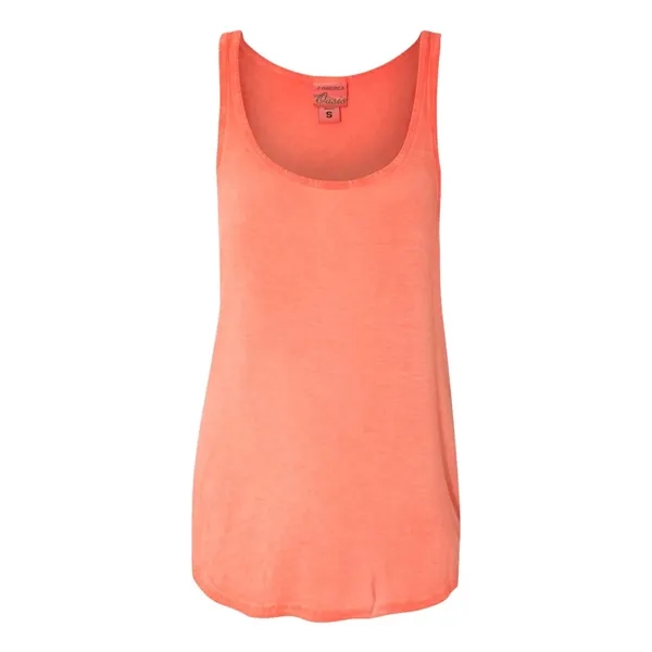 Women's Oasis tank top that's washed with softeners, pigment dyed, and... from ASI 84358 S&S Activewear