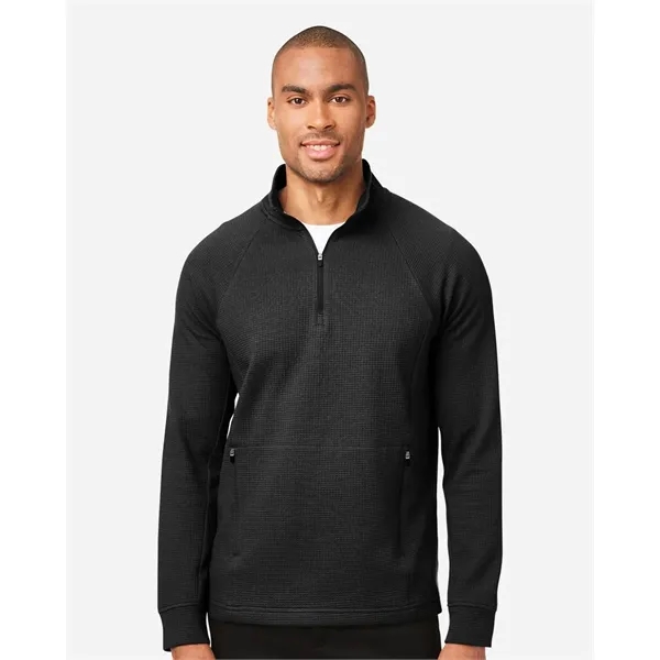 North End Rhythm Waffle Quarter-Zip Pullover... from ASI 84358 S&S Activewear