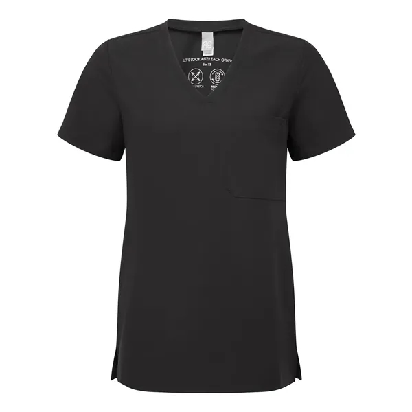 Onna Women's Limitless V-Neck Stretch Scrub Top... from ASI 84358 S&S Activewear