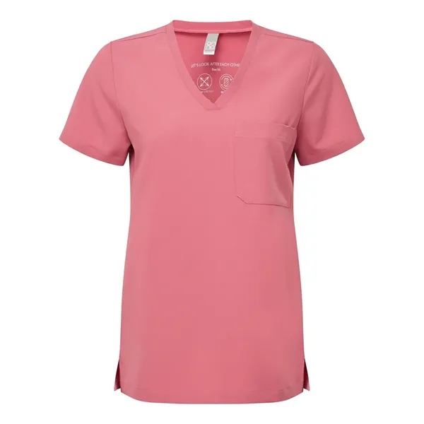 Onna Women's Limitless V-Neck Stretch Scrub Top... from ASI 84358 S&S Activewear