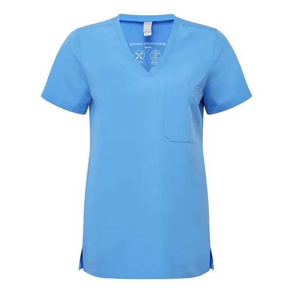 Onna Women's Limitless V-Neck Stretch Scrub Top... from ASI 84358 S&S Activewear