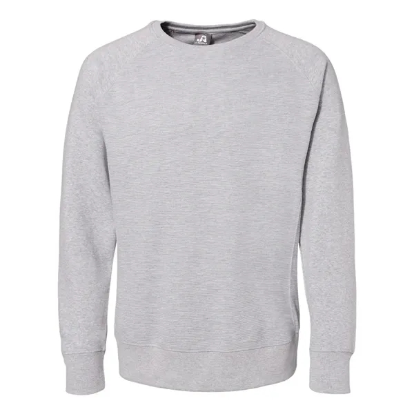 J. America Ripple Fleece Raglan Crewneck Sweatshirt... from ASI 84358 S&S Activewear