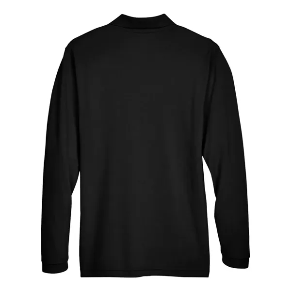 Harriton Easy Blend™ Long Sleeve Polo... from ASI 84358 S&S Activewear